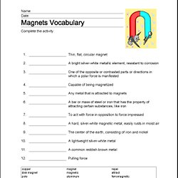 Worksheets Magnetism Worksheet magnetism worksheets