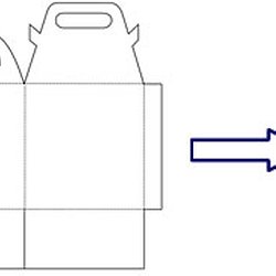 Printable Gift Bag Templates Cute Bags With Handles
