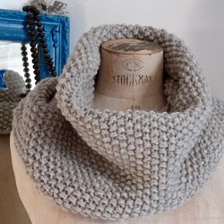 tricoter un snood modele