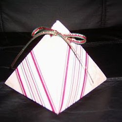 gift bags made from recycled envelopes pearltrees paper pyramid gift box template