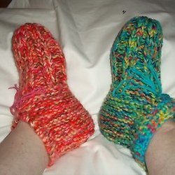 tuto chausson tricot femme