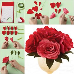 How To DIY Easy Crepe Paper Rose How To DIY Easy Crepe Paper Rose