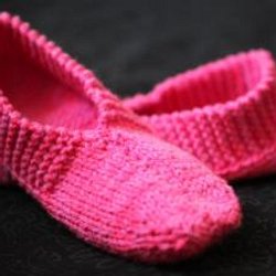 tricoter des pantoufles pour adultes