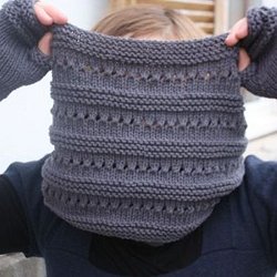modele gratuit cache cou tricot