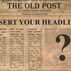 Editable Old Newspaper Template Pearltrees Editable Old Newspaper Template Pearltrees